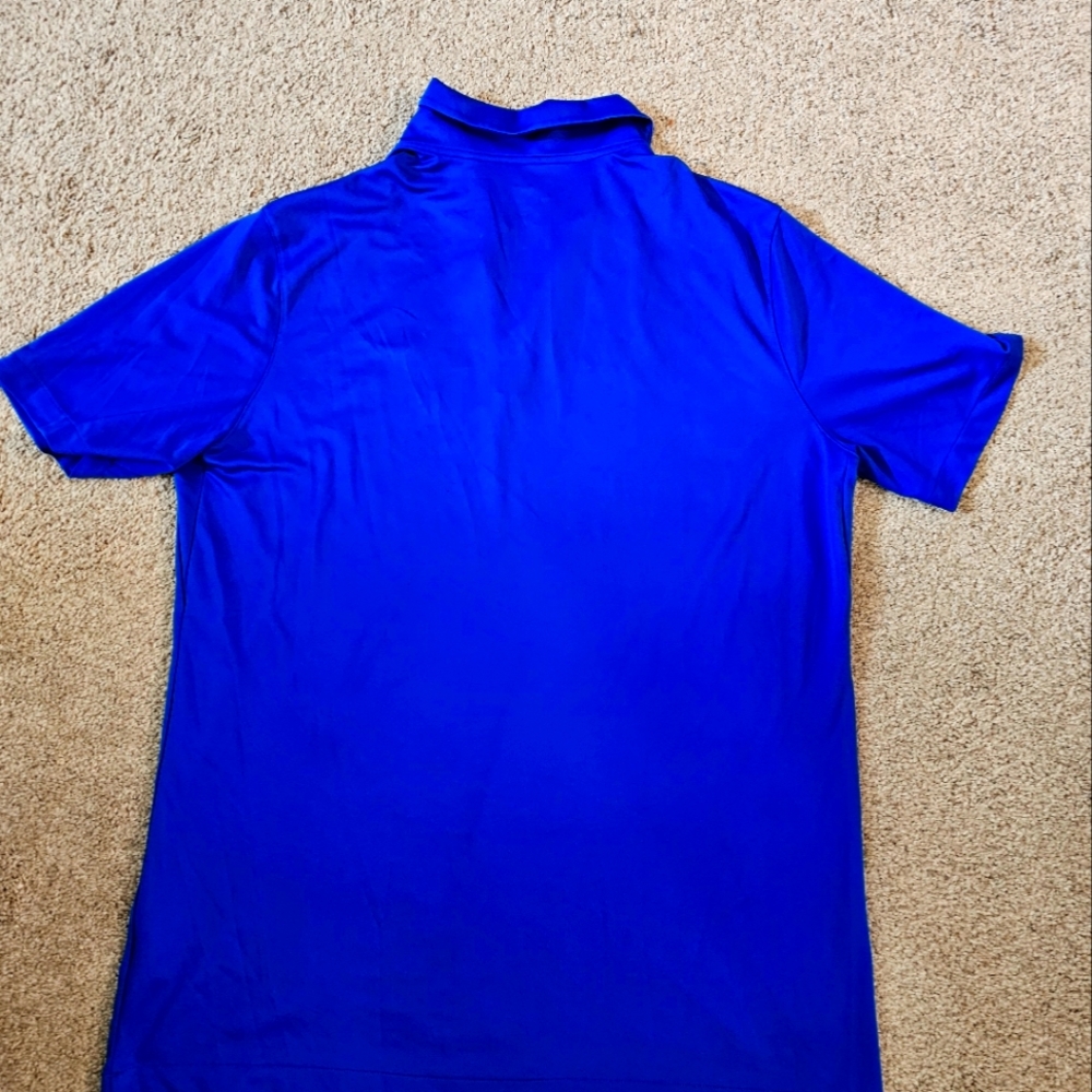 Men's Nike Pollo Blue Dri Fit - Picture 3 of 4